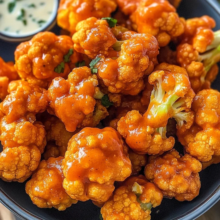 Air Fryer Buffalo Cauliflower Recipe