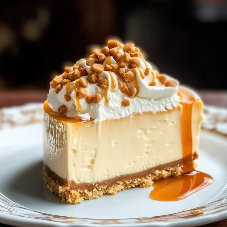 Butterbeer cheesecake
