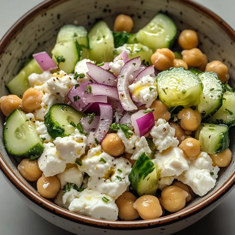 Cottage Cheese and Chickpea Salad: A Refreshing and Protein-Packed Delight