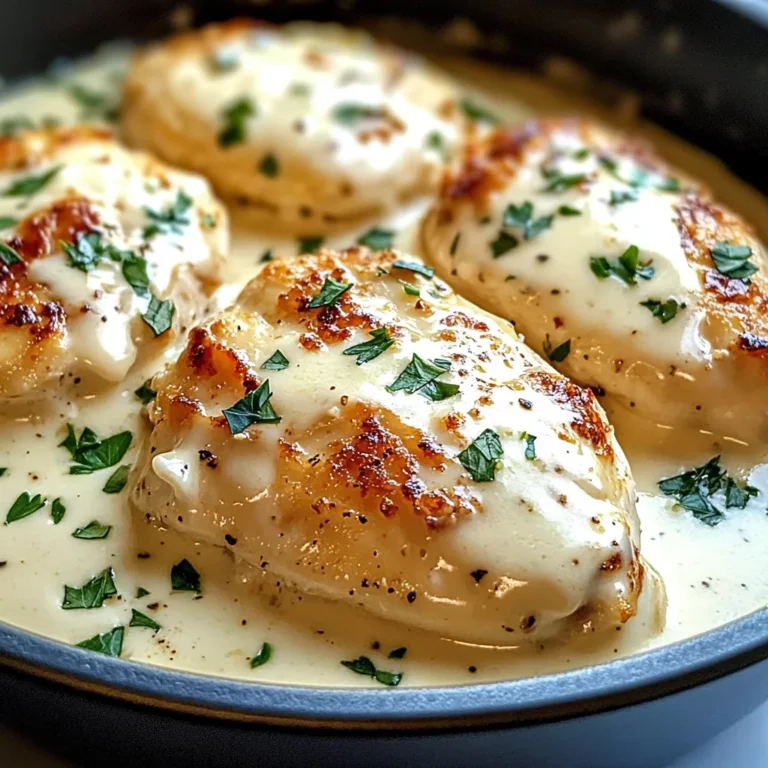 Creamy Baked Chicken with Parmesan and Garlic