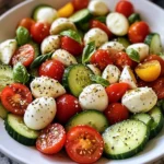 Cucumber Mozzarella Salad