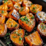 Garlic Butter Roasted Sweet Potatoes: A Delicious and Easy Recipe