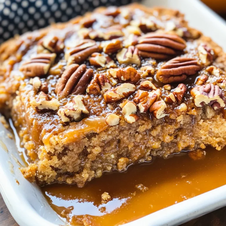 Pumpkin Pecan Cobbler