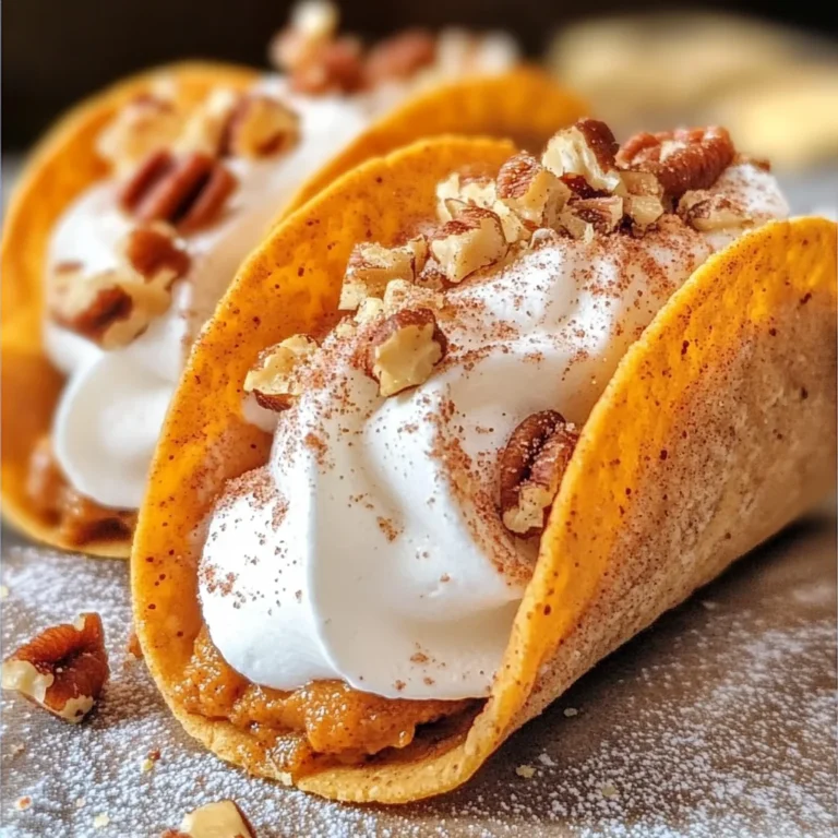 Pumpkin Pie Tacos