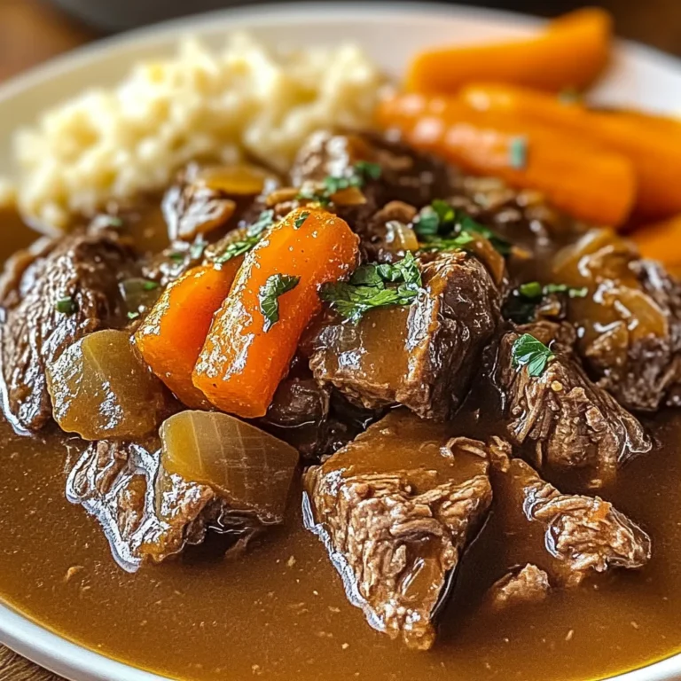 Slow Cooker Beef Manhattan