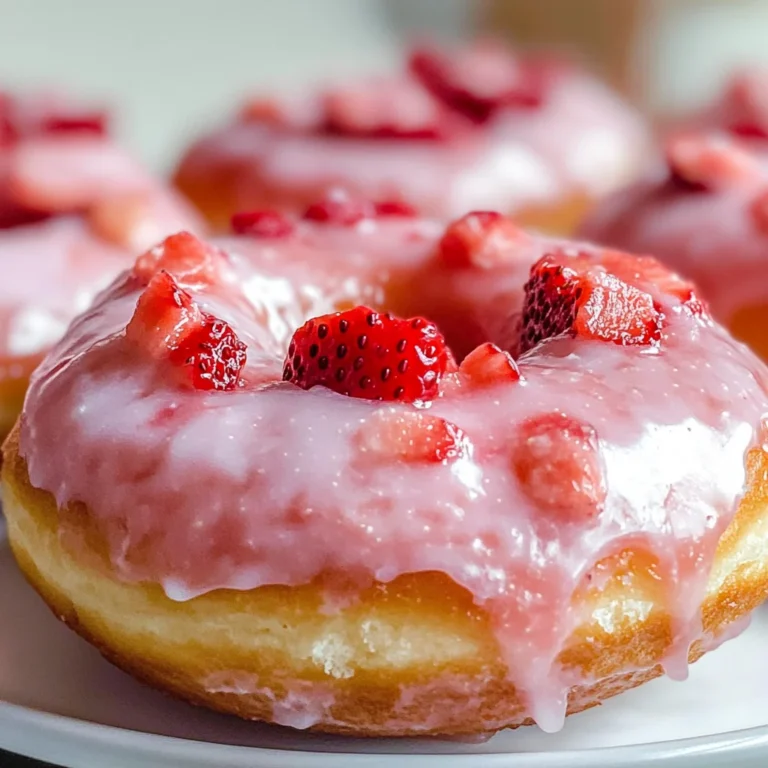 Strawberry Donuts