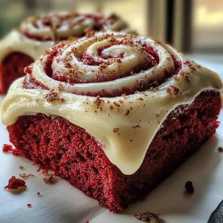 ed Velvet Cinnamon Rolls: A Decadent Twist on a Classic