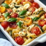 Best Baked Feta Pasta with Vegetables