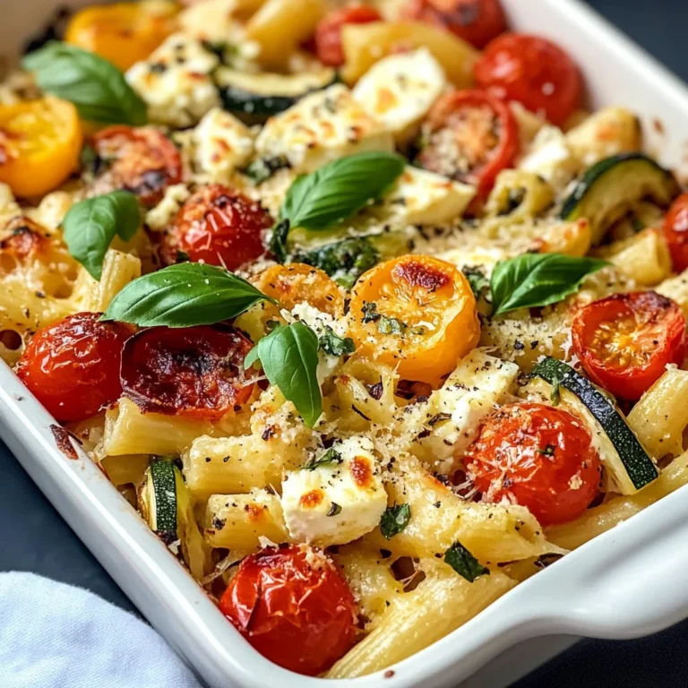 Best Baked Feta Pasta with Vegetables