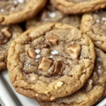 Brown Butter Coffee Toffee Cookies