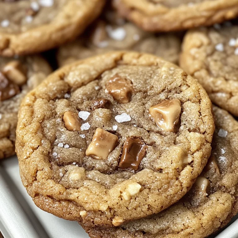 Brown Butter Coffee Toffee Cookies