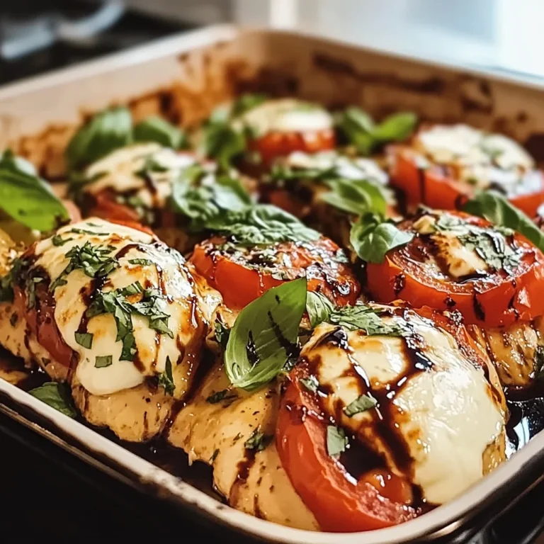 Caprese Chicken Casserole
