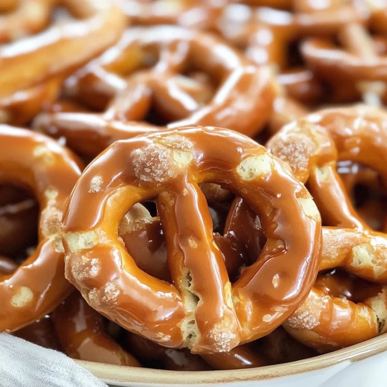 Caramel Pretzels