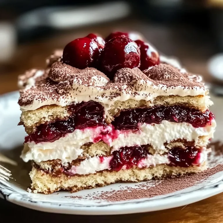 Cherry Amaretto Tiramisu