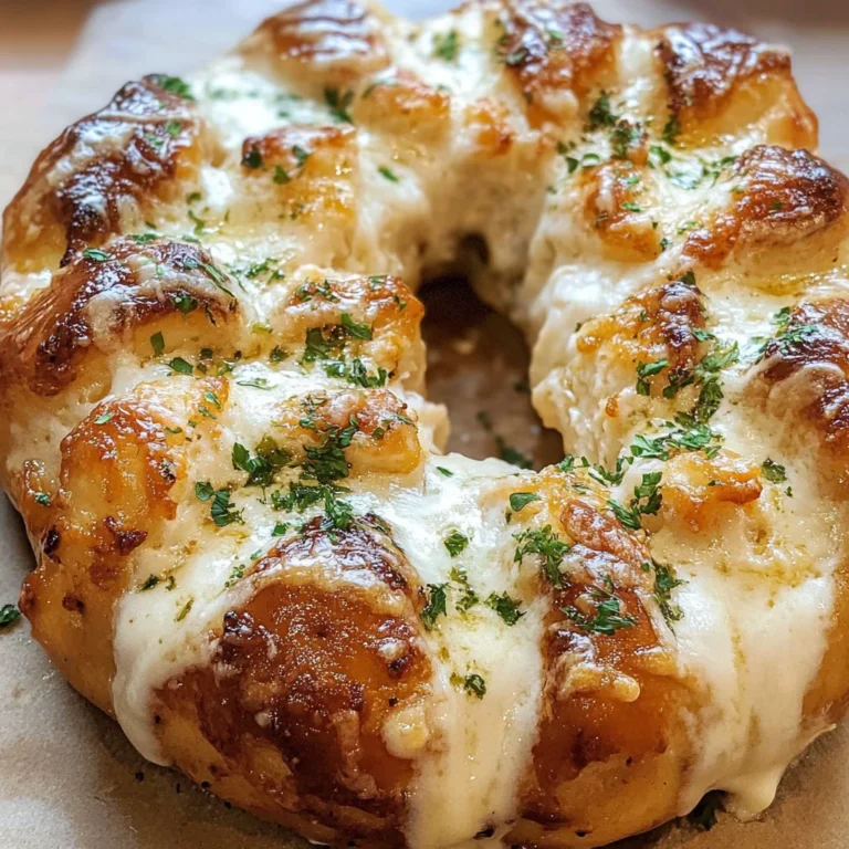Chicken Alfredo Monkey Bread