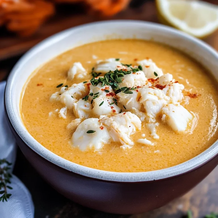 Creamy Crab Bisque – Easy & Luxurious Seafood Soup
