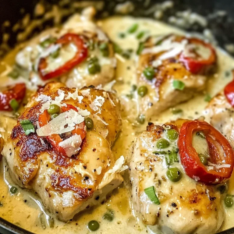 Creamy Pepperoncini Chicken Skillet Recipe - Quick & Easy