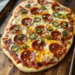 Delicious Hot Honey Flatbread Pizza