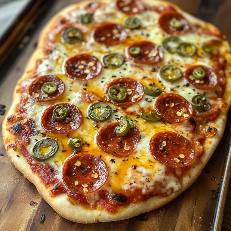 Delicious Hot Honey Flatbread Pizza