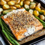 Everything Bagel Sheet Pan Salmon