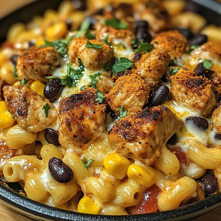 Fall Chili Chicken Mac Skillet