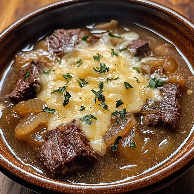 French Onion Beef Short Rib Soup