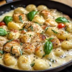 Garlic Chicken Gnocchi Skillet: A 30-Minute Wonder!