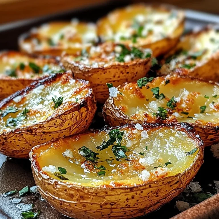 Garlic Herb Roasted Potato Skins