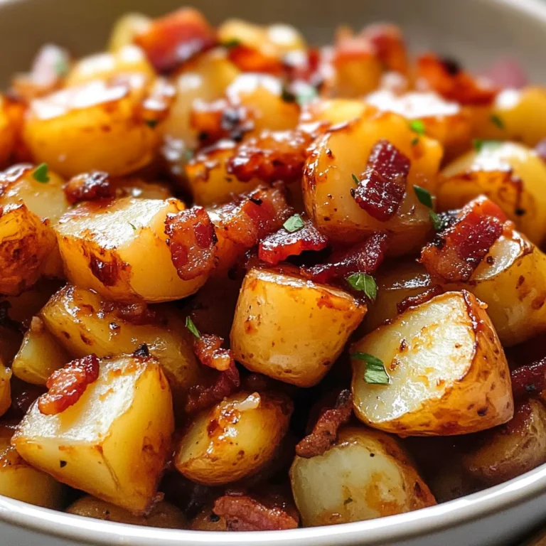 Honey Bacon Roasted Potatoes