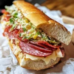 Italian Grinder Salad Sandwich