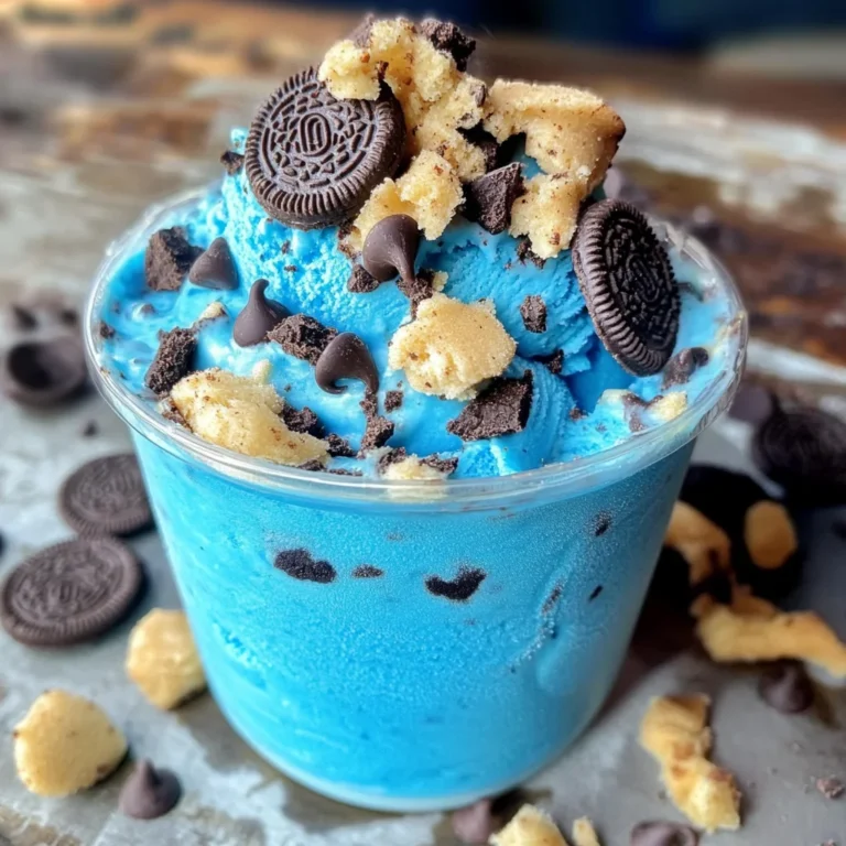 Ninja Creami Cookie Monster Ice Cream