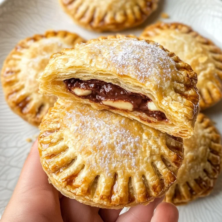 Nutella Mummy Hand Pies