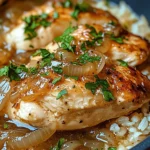 One-Pot French Onion Chicken & Rice Recipe
