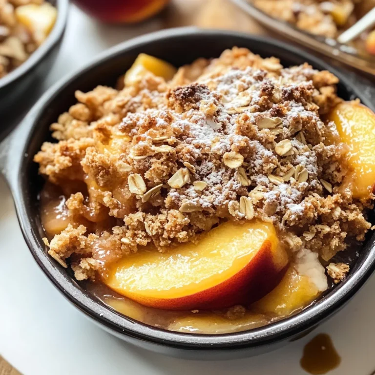 Peach Crisp