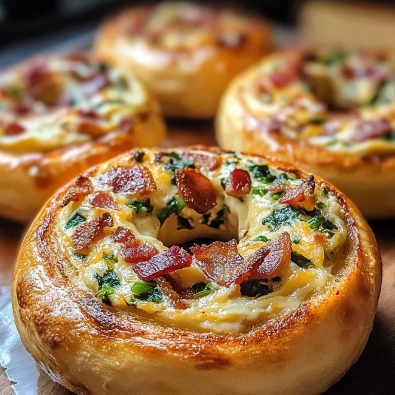 Quiche Stuffed Bagels