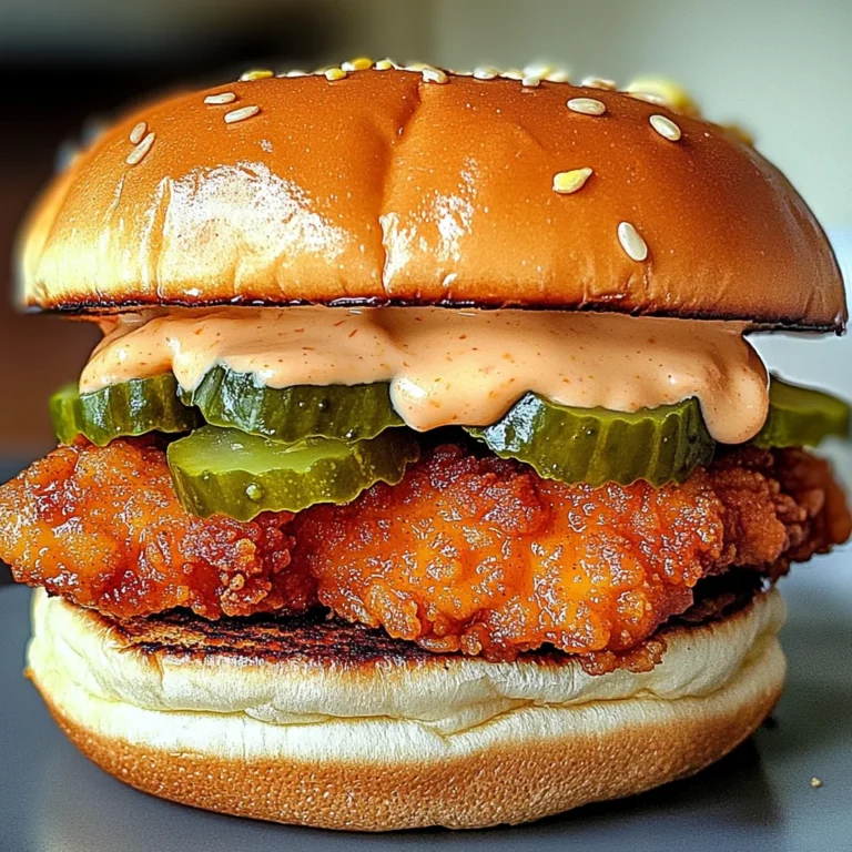 Spicy Chicken Sandwich with Creamy Homemade Sauce