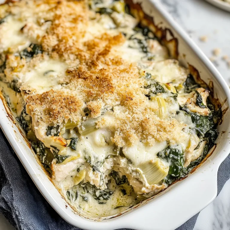 Spinach and Artichoke Chicken Casserole