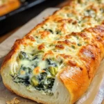 Spinach and Artichoke Stuffed Bread
