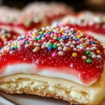 Strawberry Pop Tart Sugar Cookies