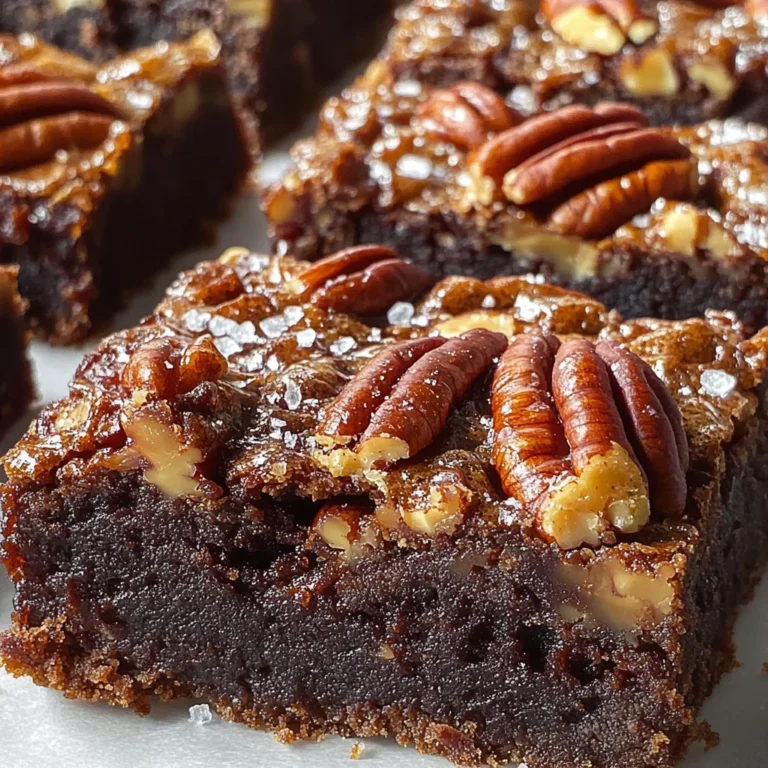 The Best Salted Pecan Pie Brownies