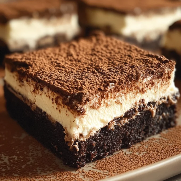 Tiramisu Brownies