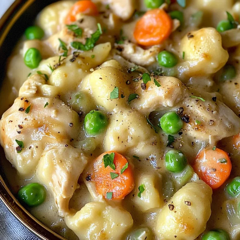 one pot gnocchi chicken pot pie