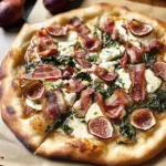 Bacon Fig Gorgonzola Pizza