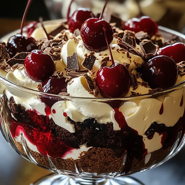 Black Forest Trifle for Christmas
