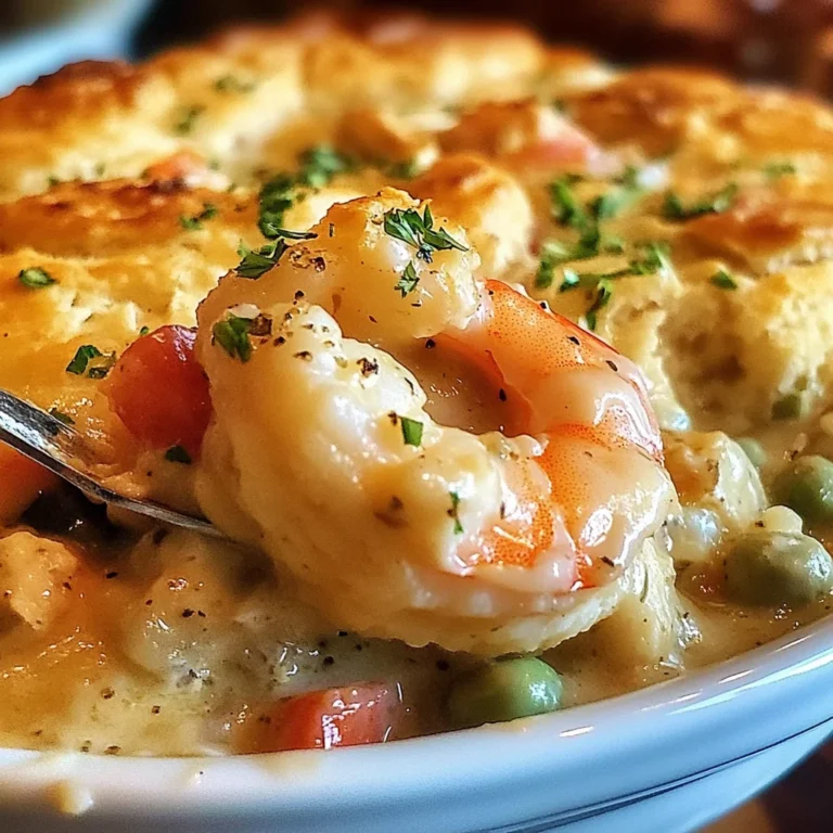 Cheddar Bay Biscuit Seafood Pot Pie: An Incredible Comforting Delight