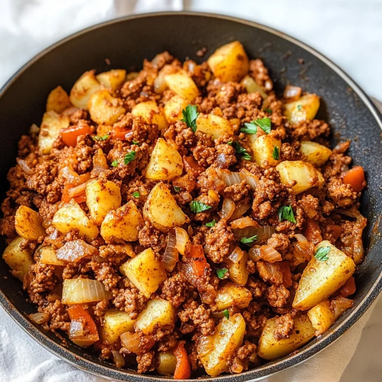 Create a Delicious Ground Turkey with Potatoes in Just 5 Steps!