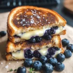 Crispy Blueberry Grilled Cheese