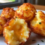 Crispy Mashed Potato Cheese Puffs