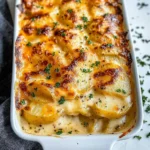 Dad’s Creamy & Cheesy Au Gratin Potatoes