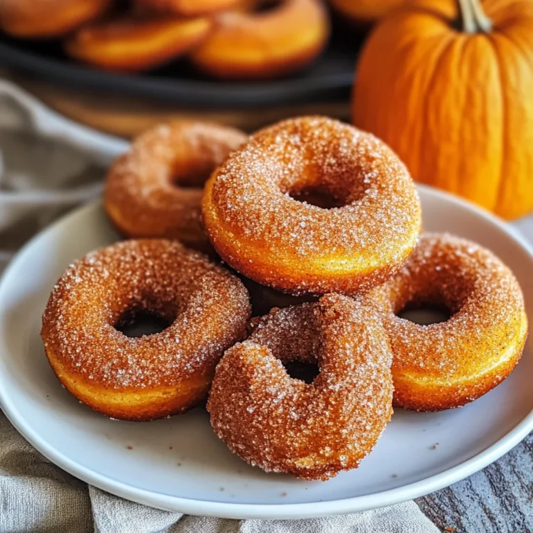 Easy Baked Pumpkin Donuts